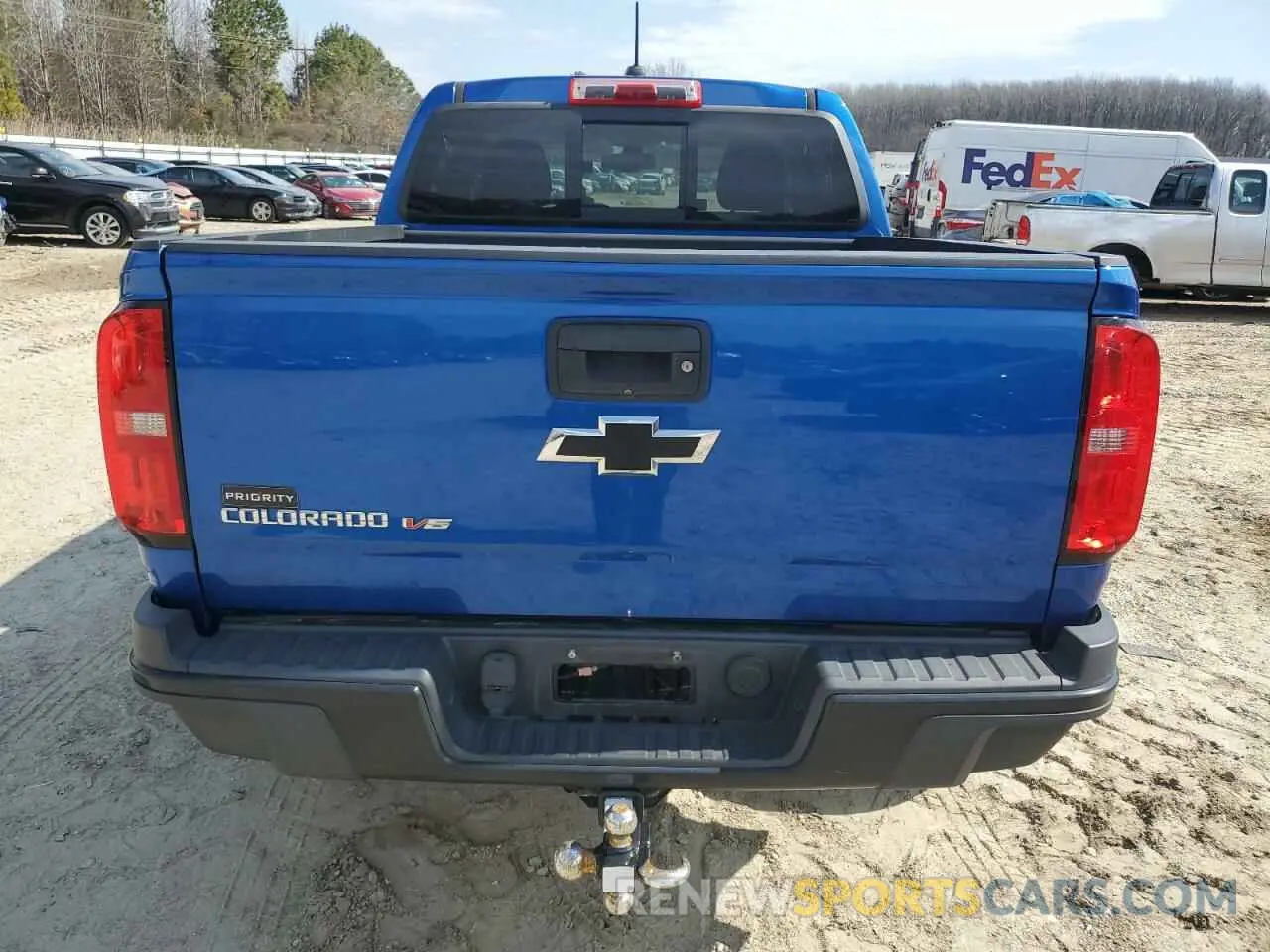 6 Photograph of a damaged car 1GCGTEEN7K1135593 CHEVROLET COLORADO 2019
