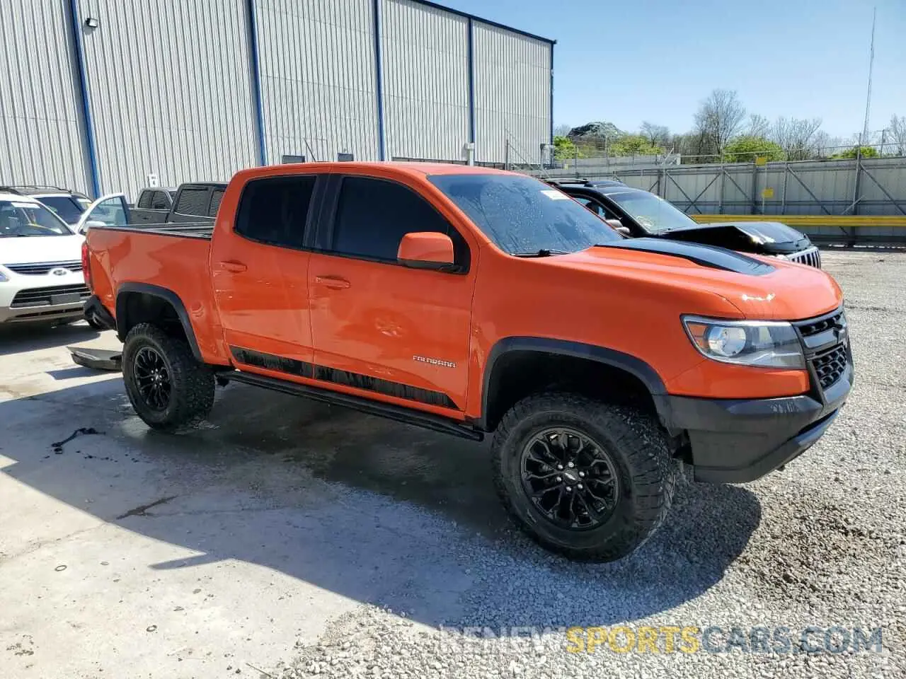 4 Фотография поврежденного автомобиля 1GCGTEEN7K1278933 CHEVROLET COLORADO 2019