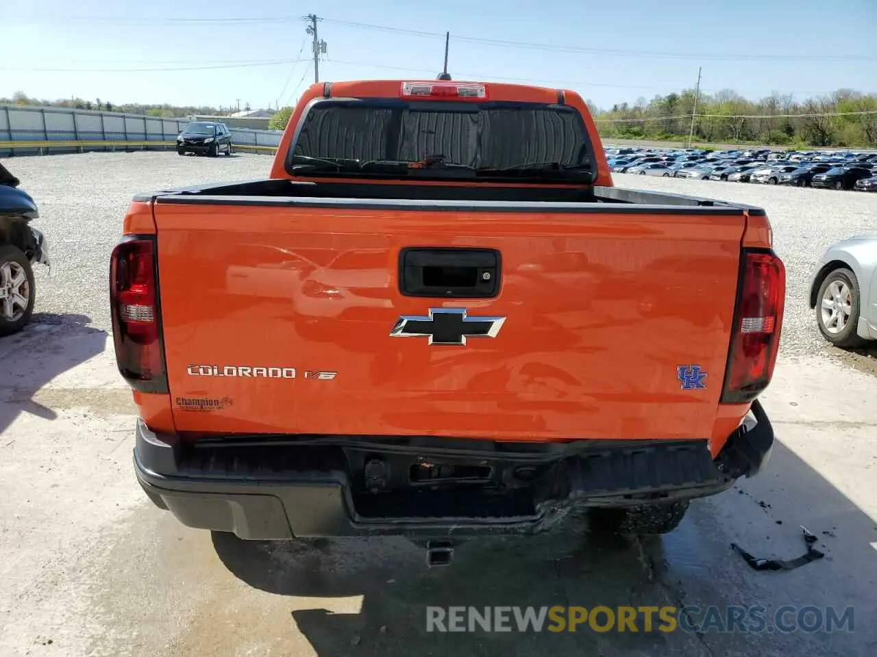 6 Фотография поврежденного автомобиля 1GCGTEEN7K1278933 CHEVROLET COLORADO 2019