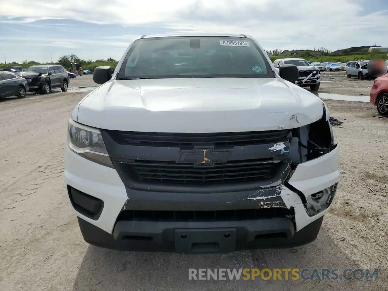 5 Фотография поврежденного автомобиля 1GCHSBEA4K1169848 CHEVROLET COLORADO 2019