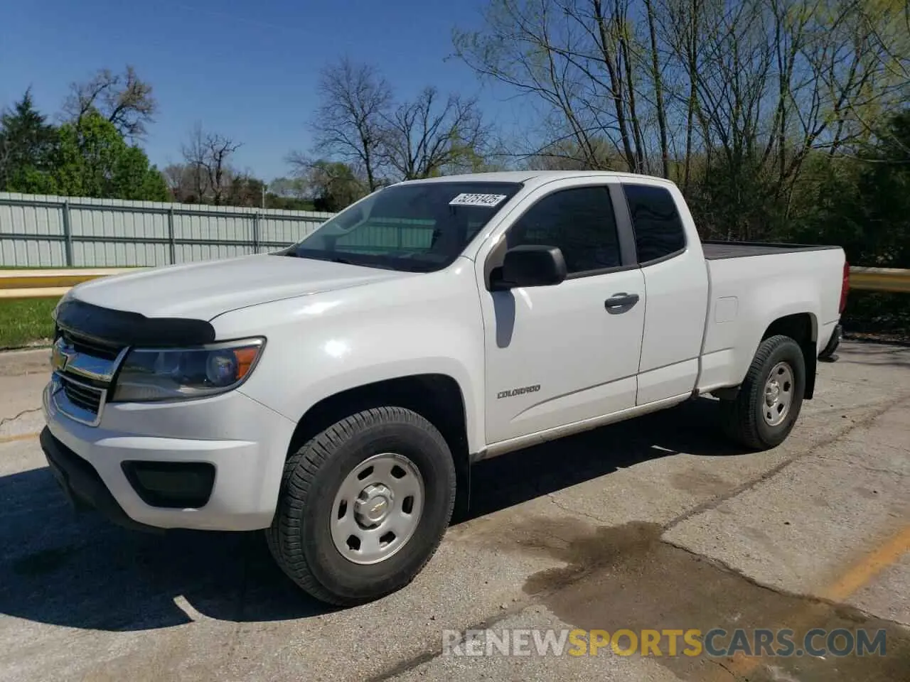 1 Photograph of a damaged car 1GCHSBEA6K1151142 CHEVROLET COLORADO 2019