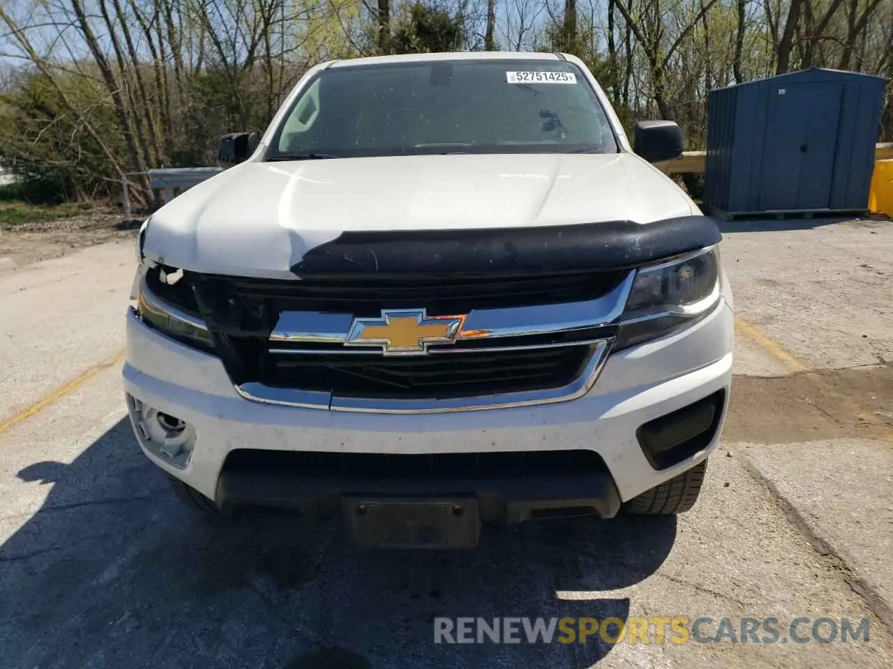 5 Photograph of a damaged car 1GCHSBEA6K1151142 CHEVROLET COLORADO 2019