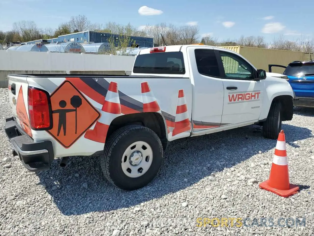 3 Photograph of a damaged car 1GCHSBEA8K1173191 CHEVROLET COLORADO 2019