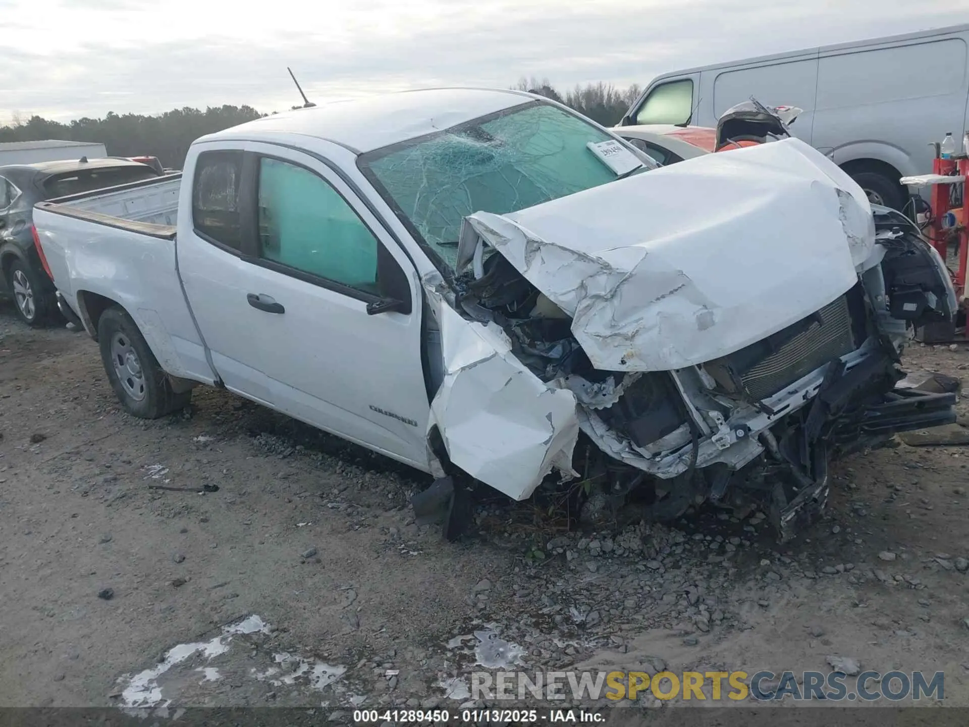 1 Photograph of a damaged car 1GCHSBEA8K1221532 CHEVROLET COLORADO 2019