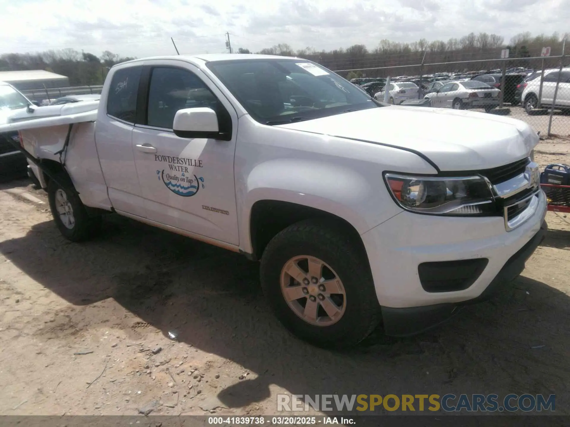 1 Photograph of a damaged car 1GCHSBEN7K1118301 CHEVROLET COLORADO 2019