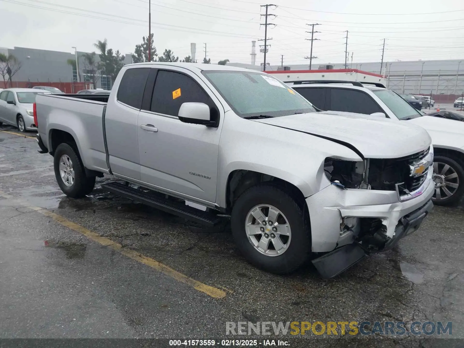 1 Photograph of a damaged car 1GCHSBEN8K1355914 CHEVROLET COLORADO 2019