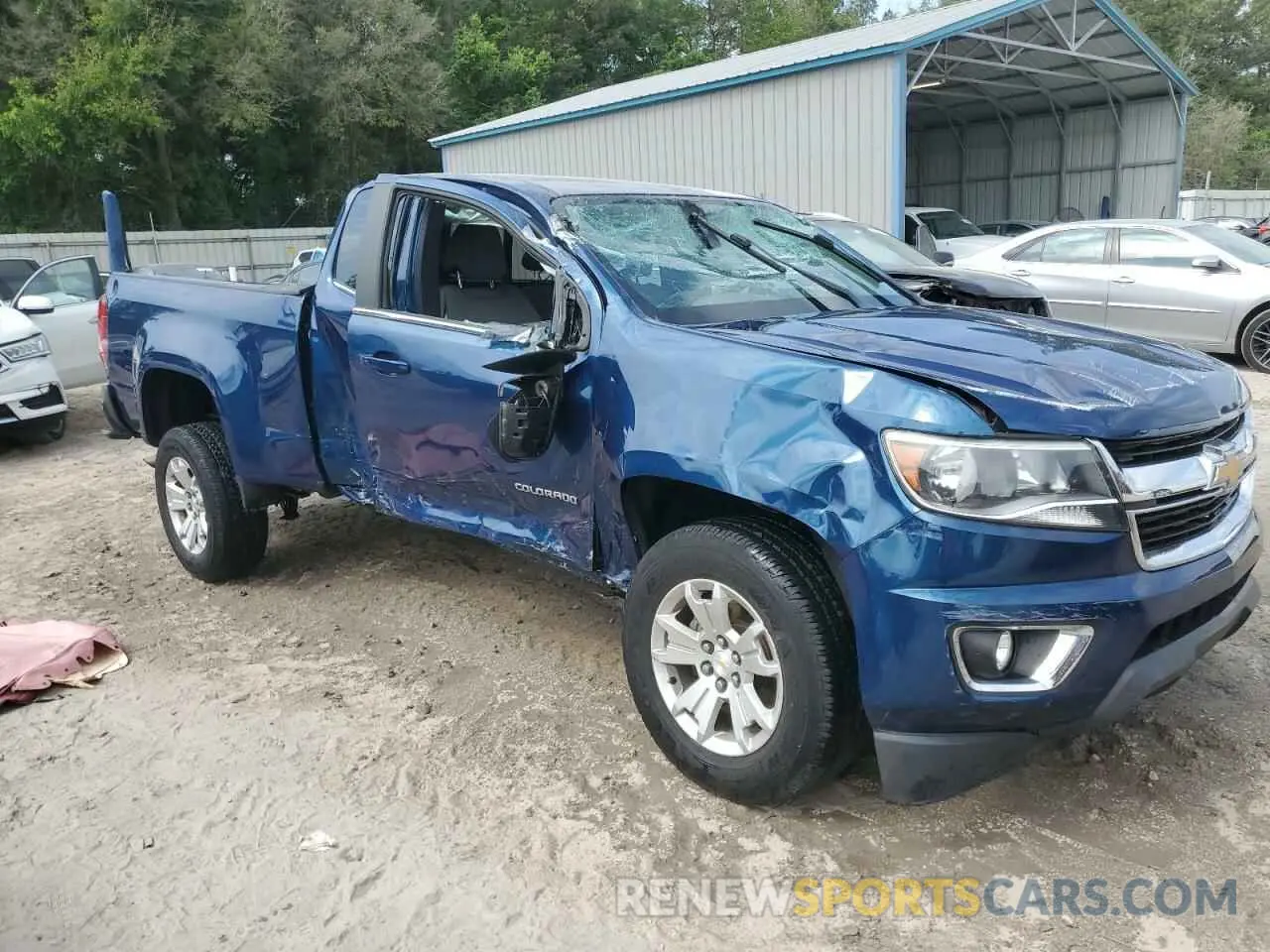 4 Фотография поврежденного автомобиля 1GCHSCEA3K1132389 CHEVROLET COLORADO 2019