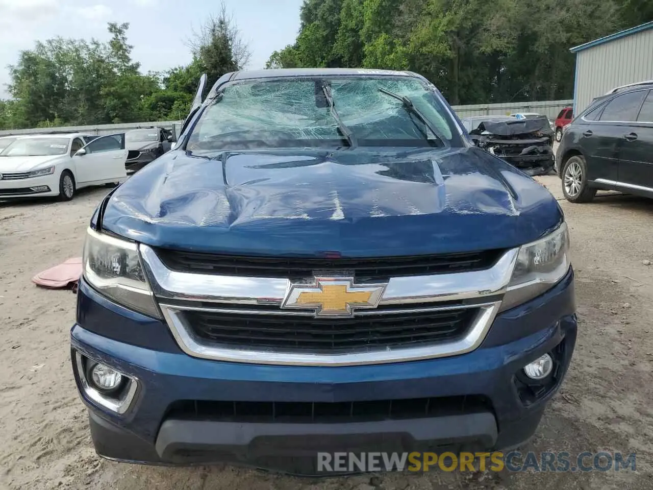 5 Фотография поврежденного автомобиля 1GCHSCEA3K1132389 CHEVROLET COLORADO 2019