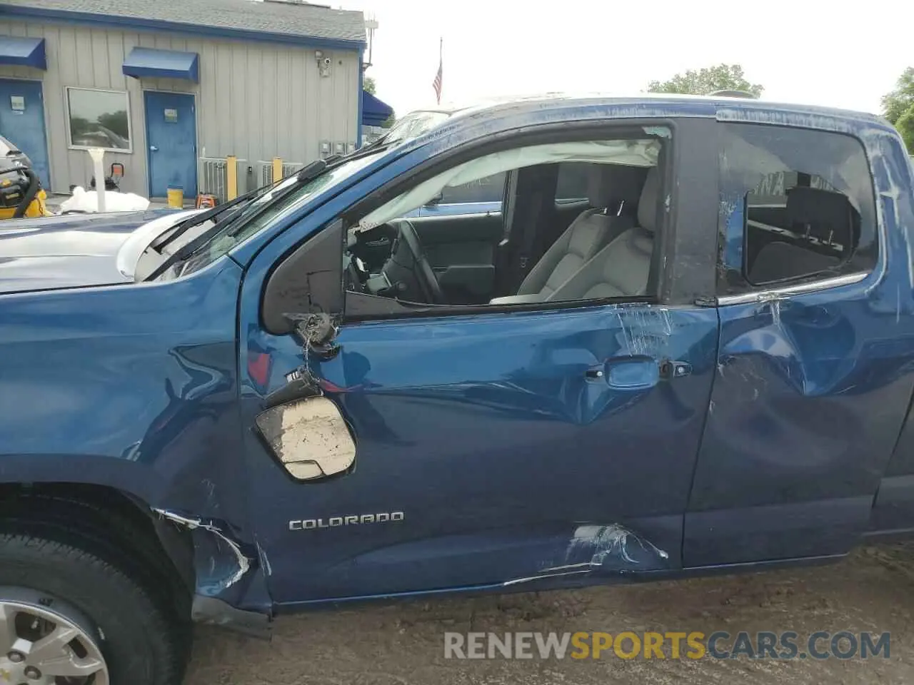 7 Фотография поврежденного автомобиля 1GCHSCEA3K1132389 CHEVROLET COLORADO 2019