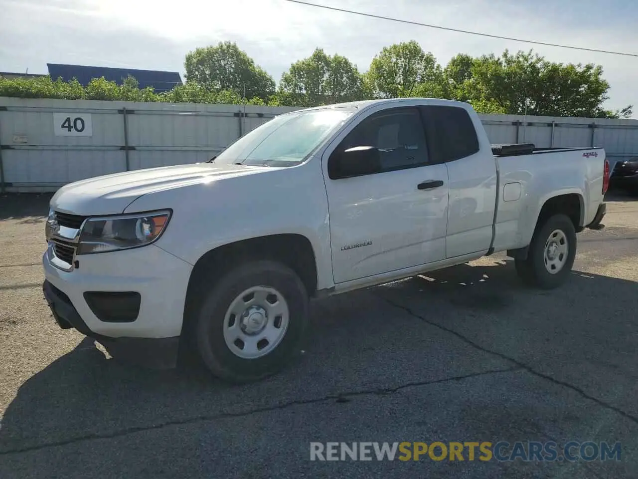 1 Photograph of a damaged car 1GCHTBEA2K1282114 CHEVROLET COLORADO 2019