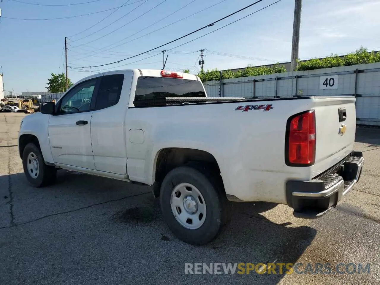 2 Photograph of a damaged car 1GCHTBEA2K1282114 CHEVROLET COLORADO 2019