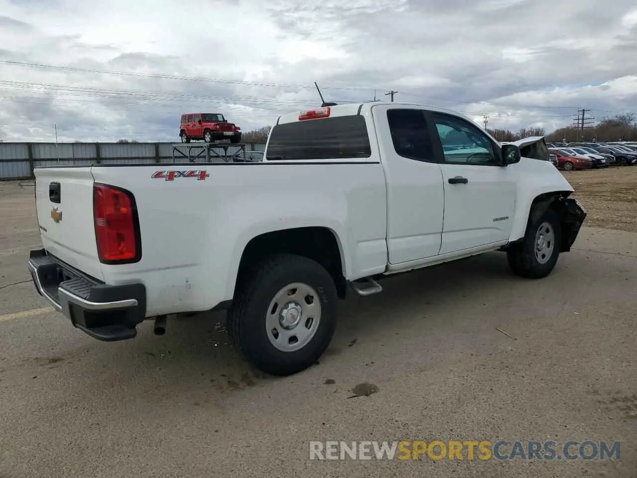 3 Фотография поврежденного автомобиля 1GCHTBEA7K1281721 CHEVROLET COLORADO 2019