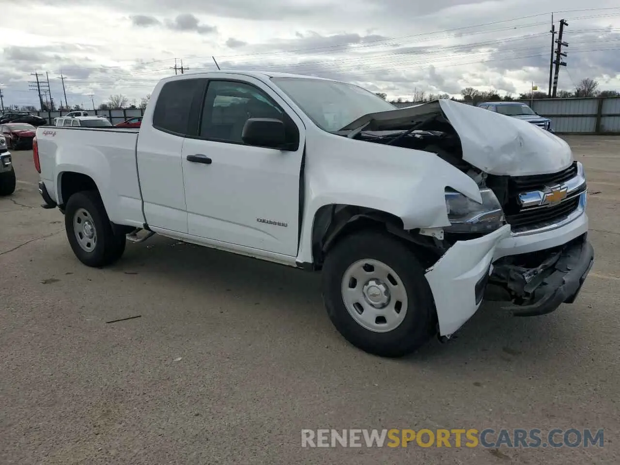 4 Фотография поврежденного автомобиля 1GCHTBEA7K1281721 CHEVROLET COLORADO 2019