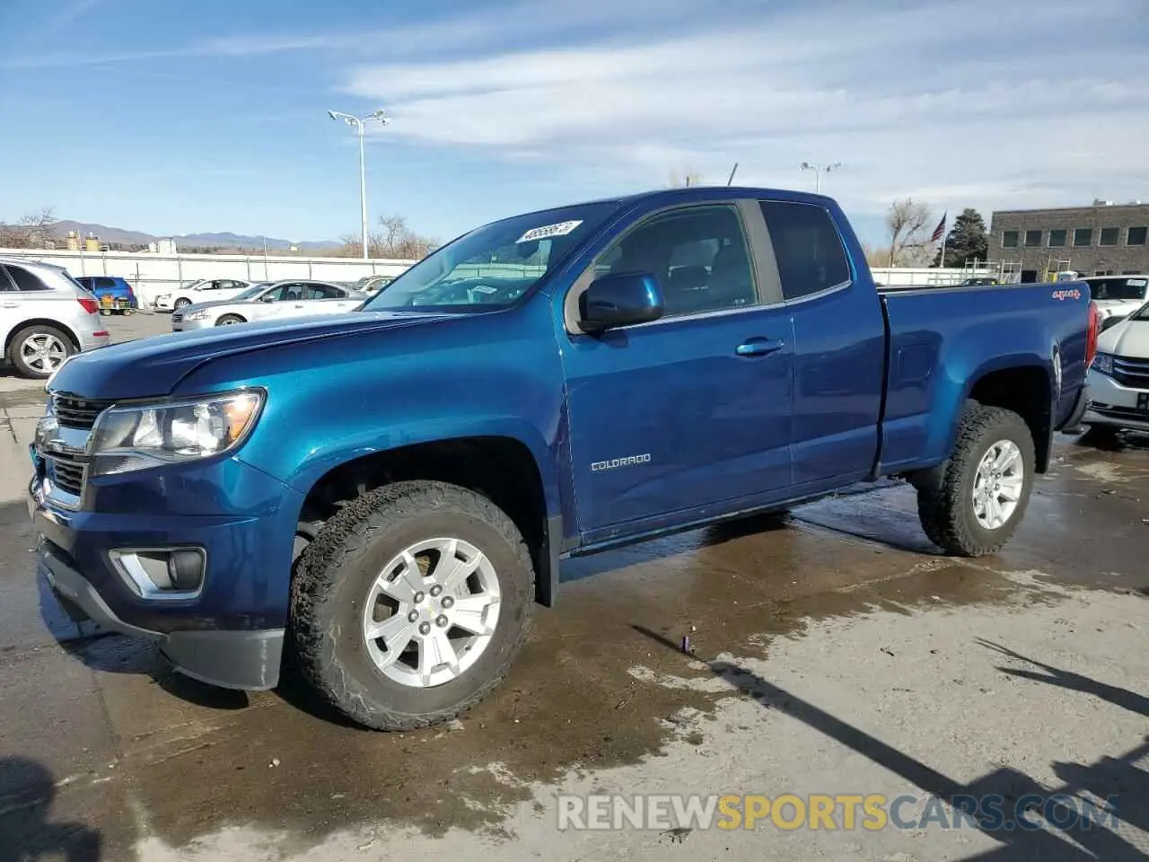 1 Photograph of a damaged car 1GCHTCEN1K1124100 CHEVROLET COLORADO 2019