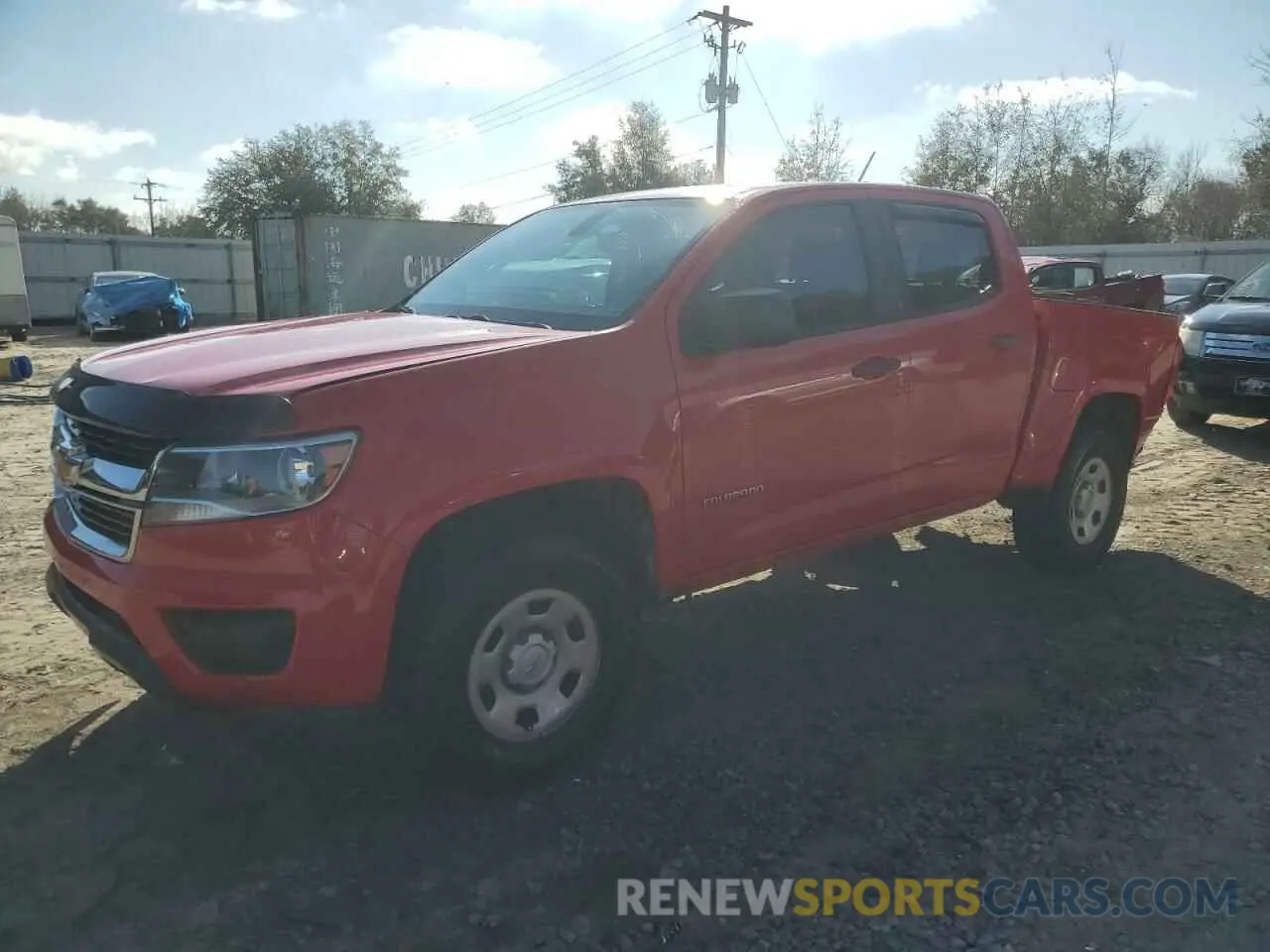 1 Photograph of a damaged car 1GCGSBEA4L1134708 CHEVROLET COLORADO 2020