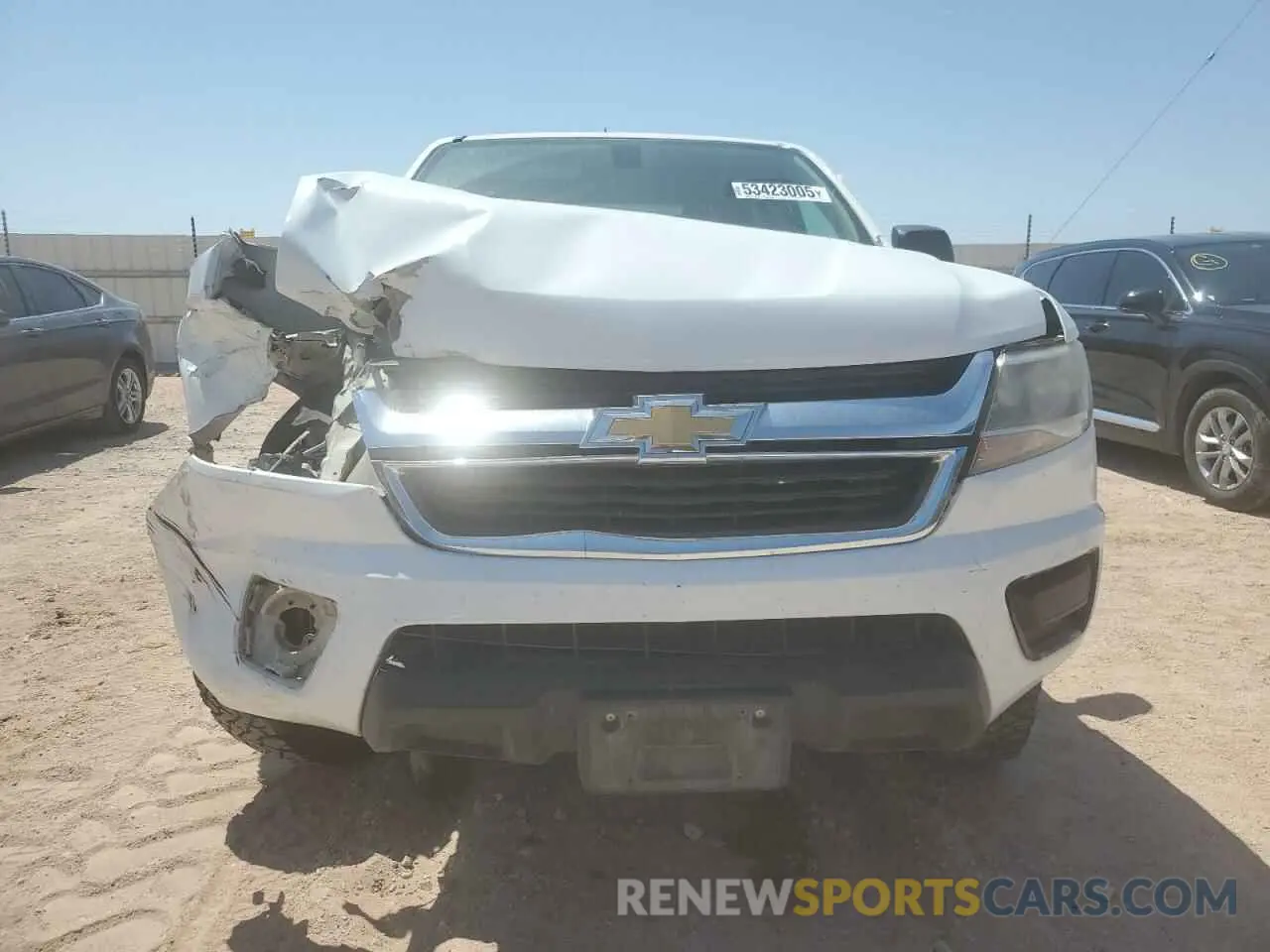 5 Photograph of a damaged car 1GCGSBEAXL1105651 CHEVROLET COLORADO 2020