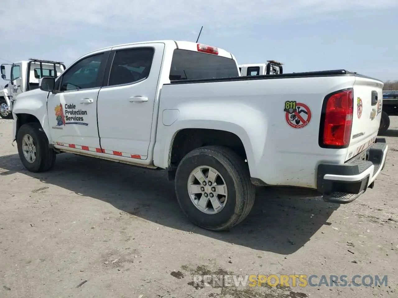 2 Фотография поврежденного автомобиля 1GCGSBEN0L1175436 CHEVROLET COLORADO 2020