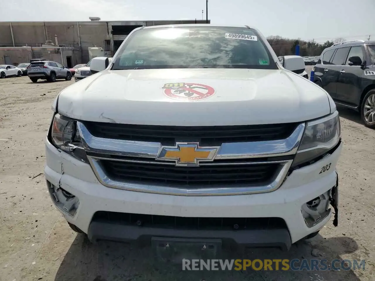 5 Фотография поврежденного автомобиля 1GCGSBEN0L1175436 CHEVROLET COLORADO 2020