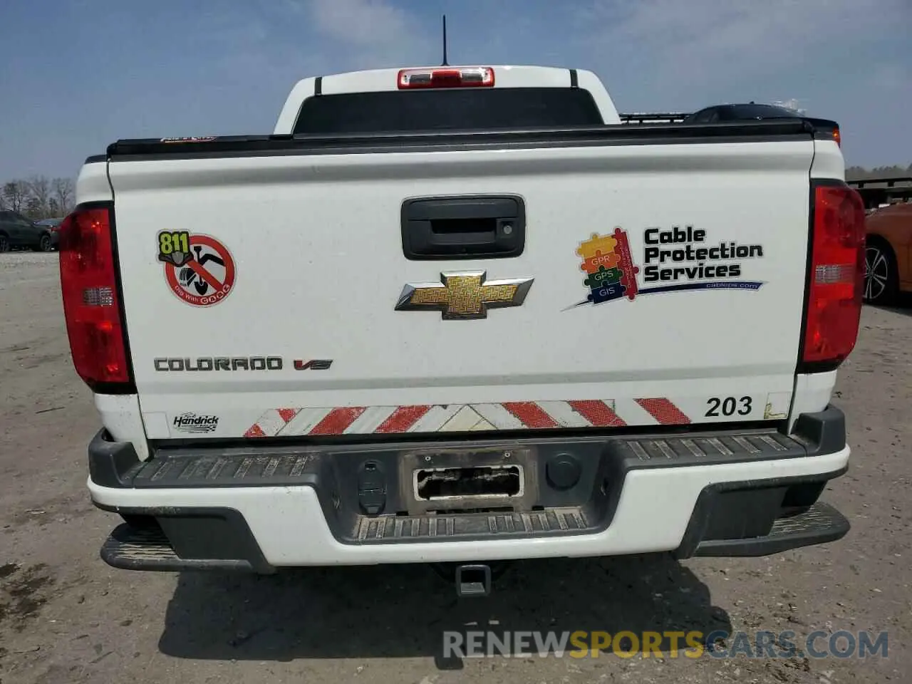 6 Фотография поврежденного автомобиля 1GCGSBEN0L1175436 CHEVROLET COLORADO 2020