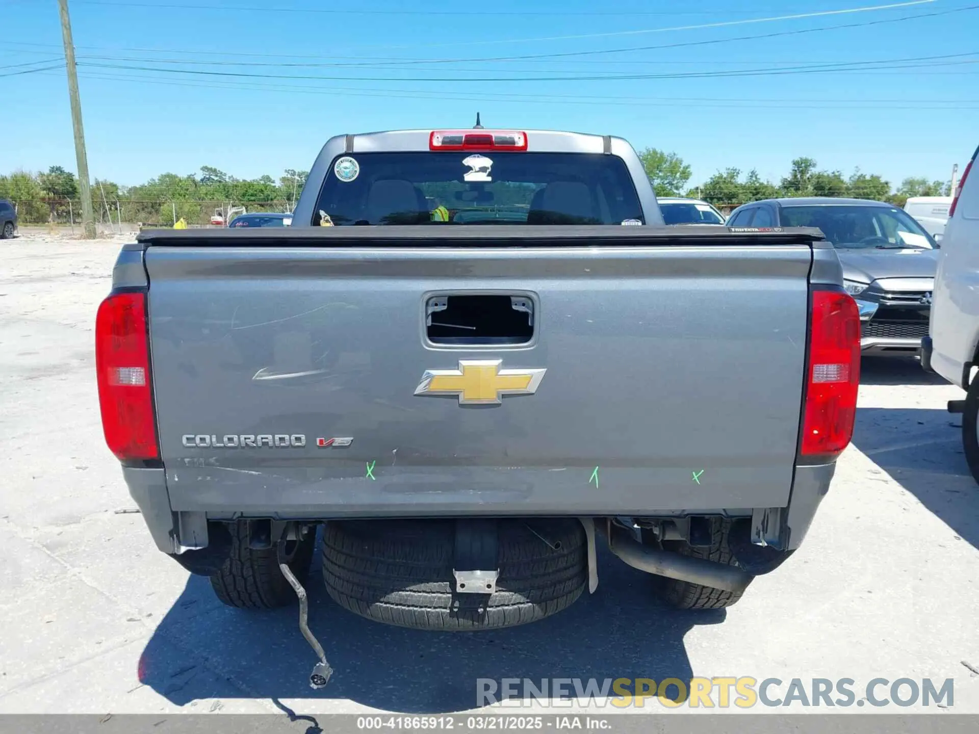 17 Фотография поврежденного автомобиля 1GCGSBEN5L1119170 CHEVROLET COLORADO 2020