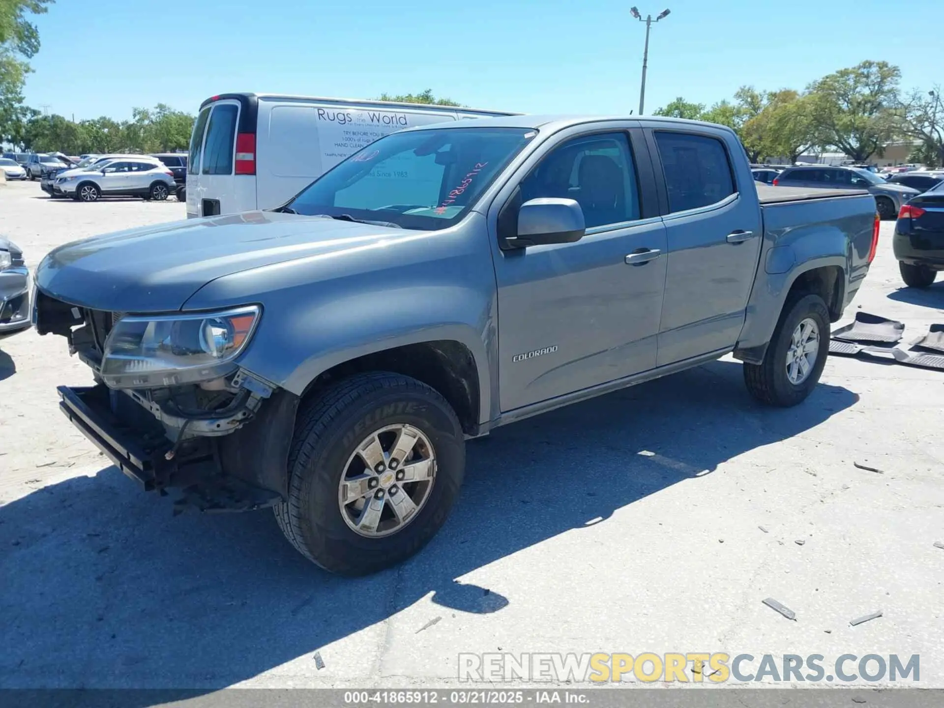2 Фотография поврежденного автомобиля 1GCGSBEN5L1119170 CHEVROLET COLORADO 2020
