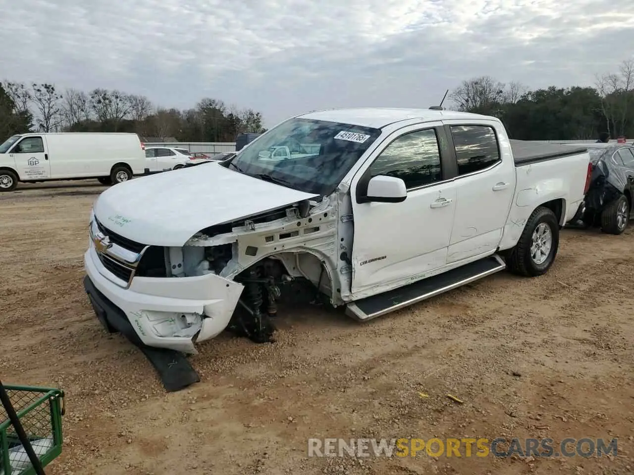 1 Photograph of a damaged car 1GCGSBEN5L1183967 CHEVROLET COLORADO 2020