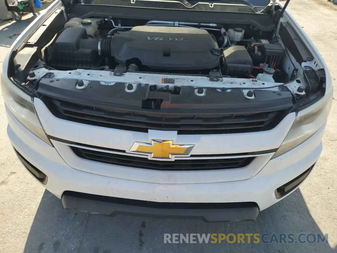 11 Фотография поврежденного автомобиля 1GCGSBEN8L1160974 CHEVROLET COLORADO 2020