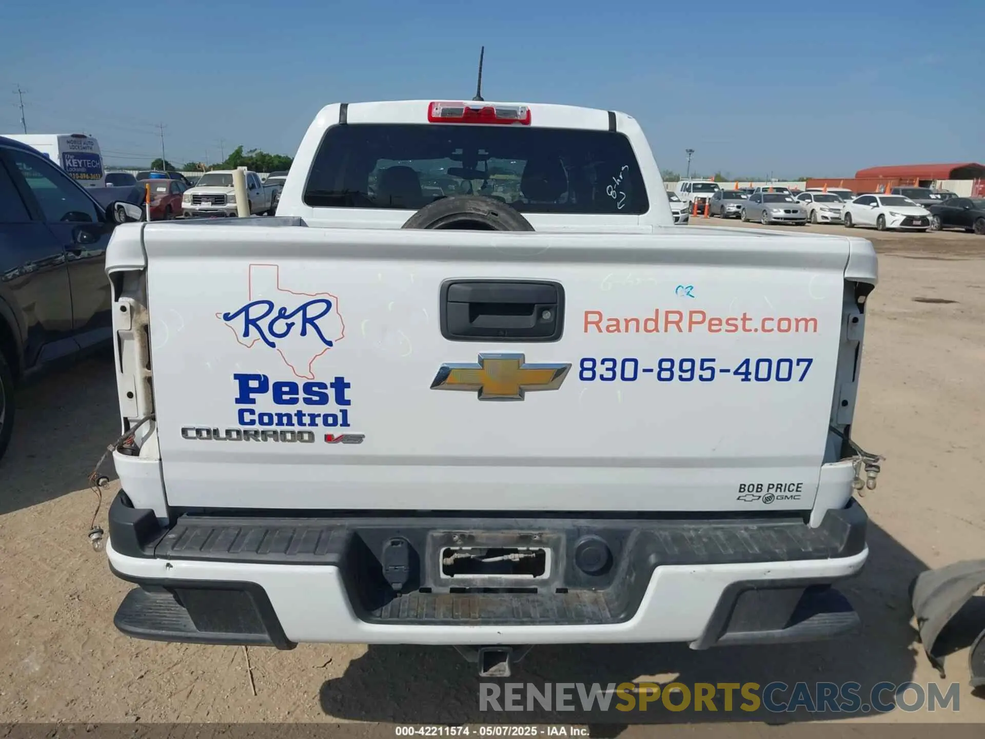17 Фотография поврежденного автомобиля 1GCGSBENXL1219328 CHEVROLET COLORADO 2020