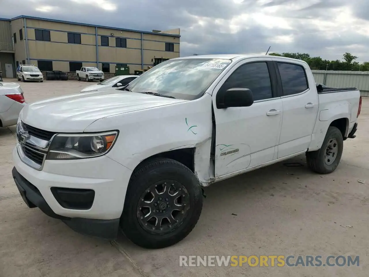 1 Photograph of a damaged car 1GCGSCEN2L1115647 CHEVROLET COLORADO 2020