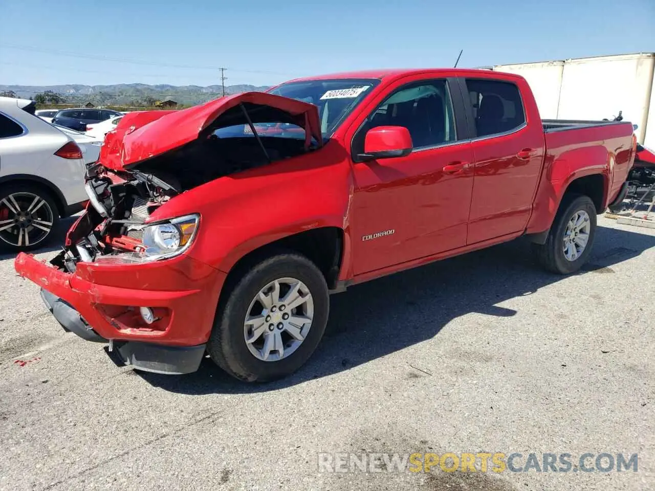 1 Photograph of a damaged car 1GCGSCEN5L1213667 CHEVROLET COLORADO 2020