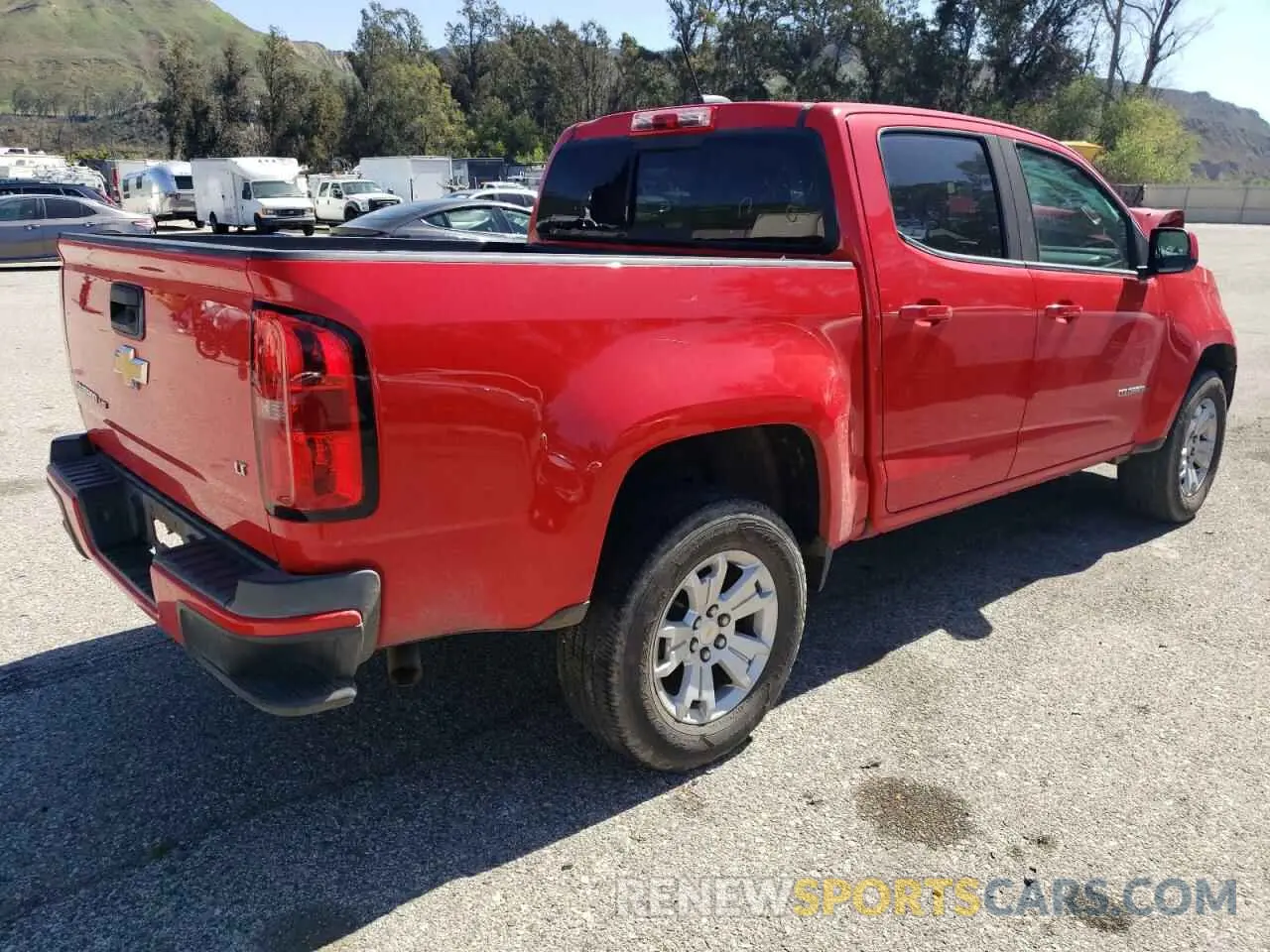3 Photograph of a damaged car 1GCGSCEN5L1213667 CHEVROLET COLORADO 2020
