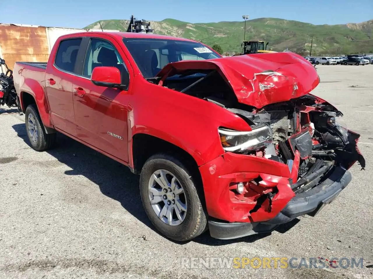 4 Photograph of a damaged car 1GCGSCEN5L1213667 CHEVROLET COLORADO 2020