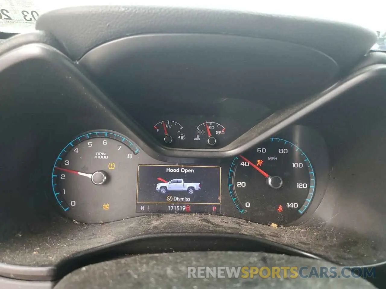 9 Фотография поврежденного автомобиля 1GCGSCEN7L1122514 CHEVROLET COLORADO 2020