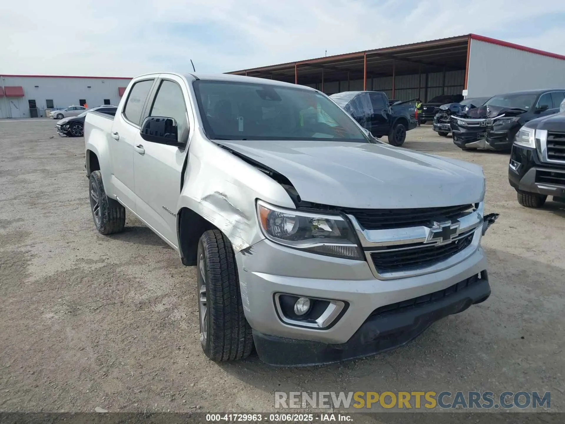 1 Фотография поврежденного автомобиля 1GCGSCEN9L1142103 CHEVROLET COLORADO 2020