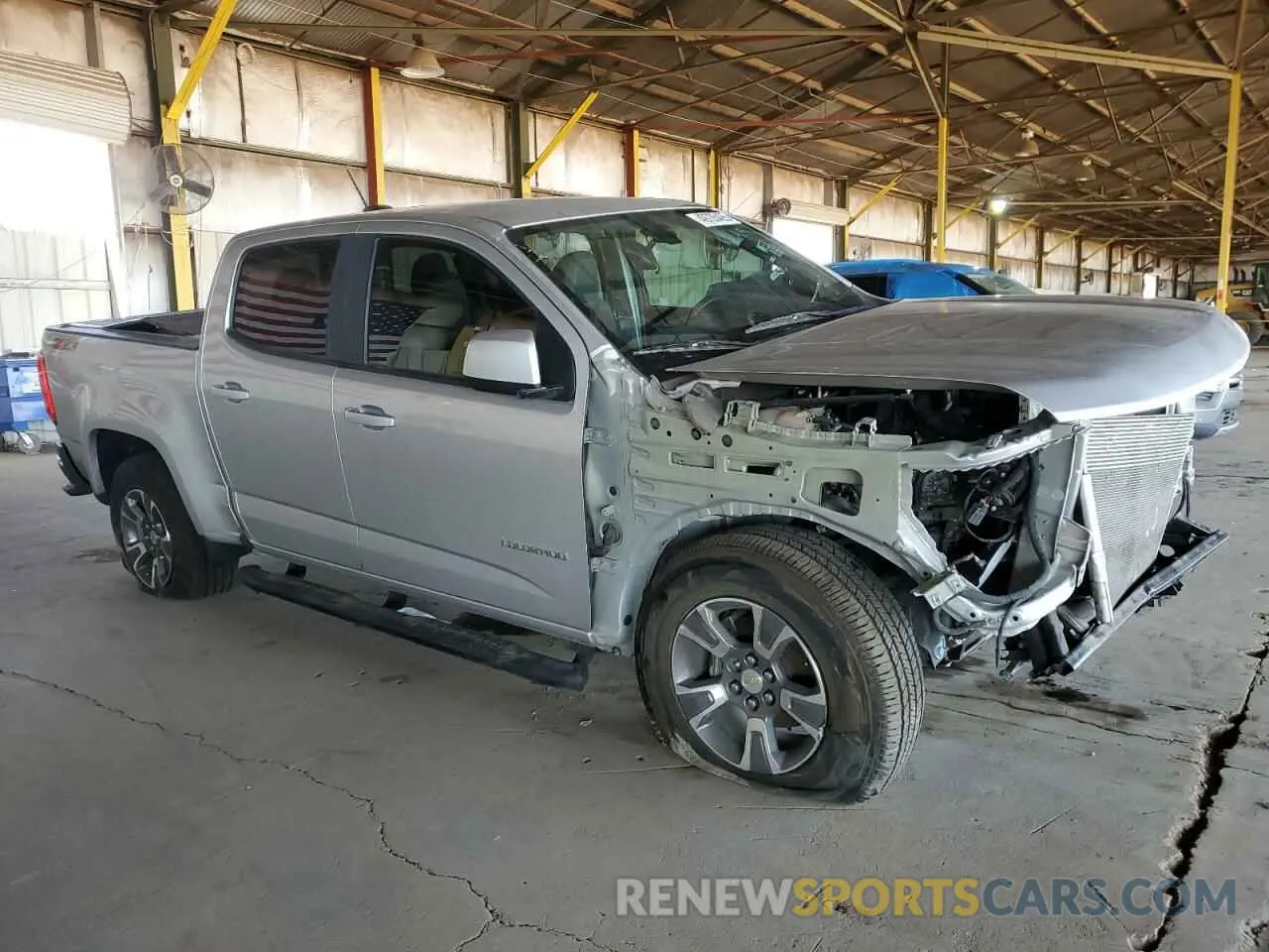 4 Photograph of a damaged car 1GCGSDEN2L1124886 CHEVROLET COLORADO 2020