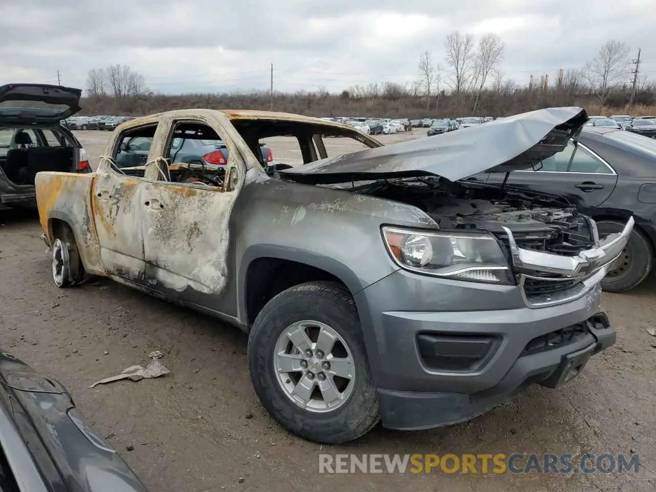 4 Photograph of a damaged car 1GCGTBEN4L1113616 CHEVROLET COLORADO 2020