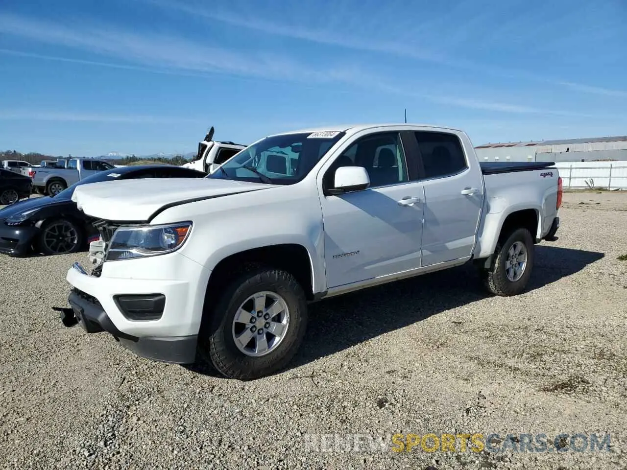 1 Photograph of a damaged car 1GCGTBEN4L1162315 CHEVROLET COLORADO 2020