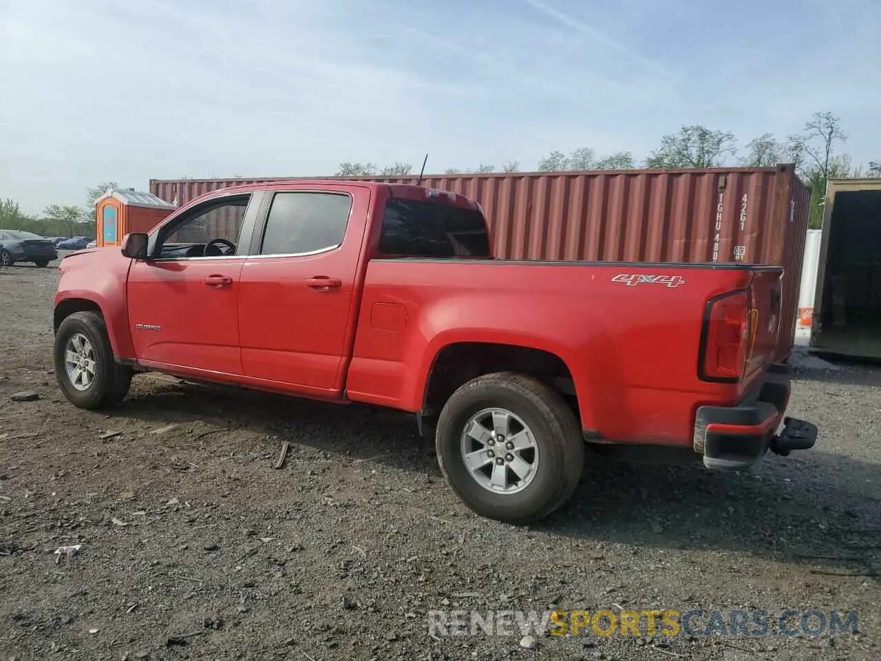 2 Photograph of a damaged car 1GCGTBEN5L1200313 CHEVROLET COLORADO 2020