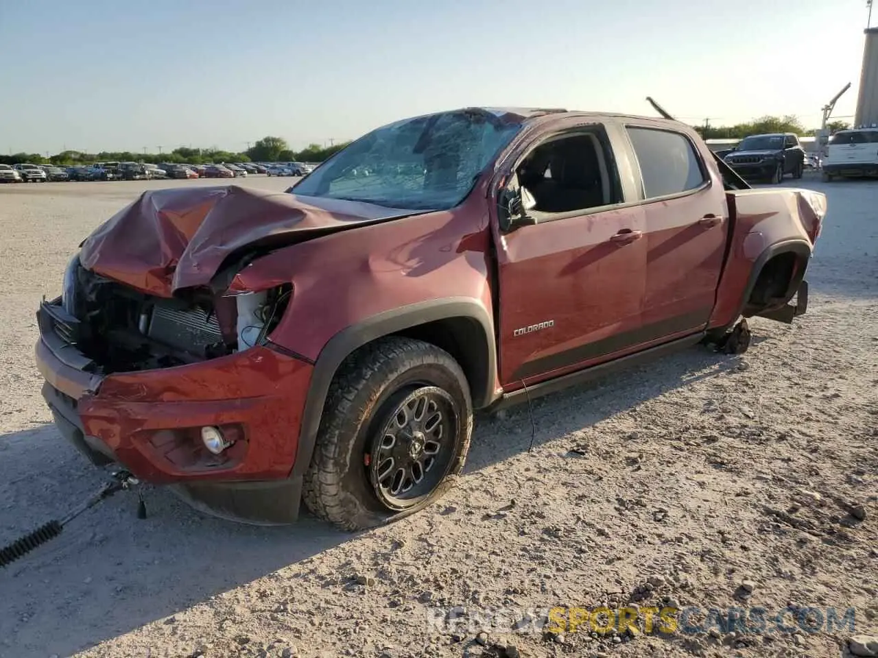 1 Фотография поврежденного автомобиля 1GCGTDEN3L1202170 CHEVROLET COLORADO 2020