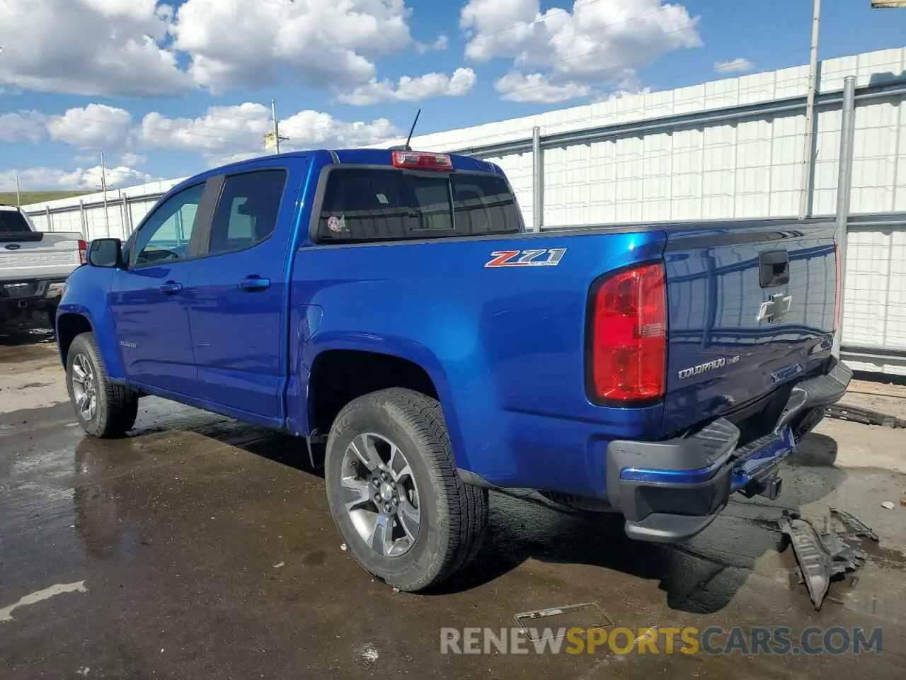 2 Photograph of a damaged car 1GCGTDEN5L1104824 CHEVROLET COLORADO 2020