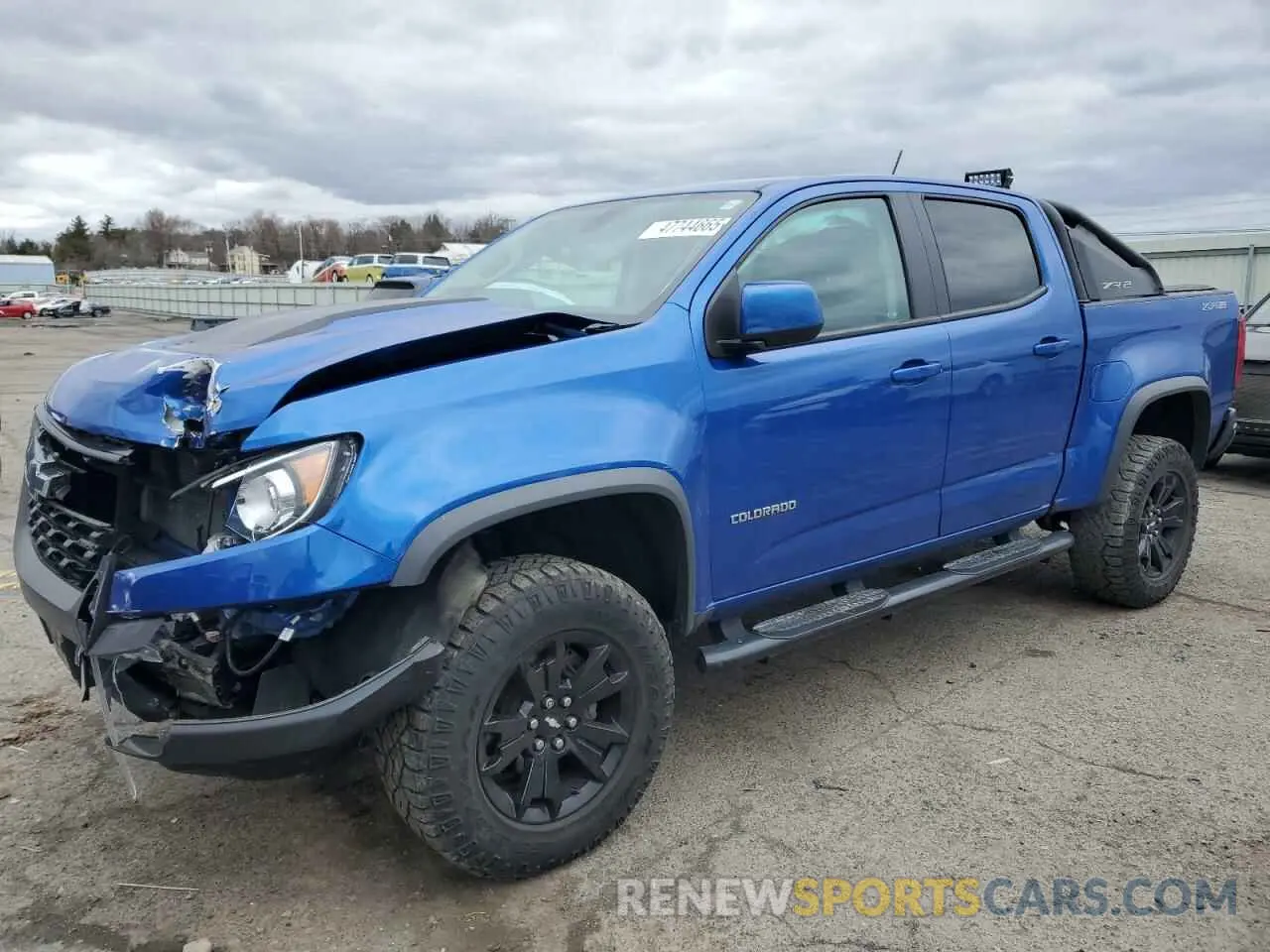 1 Photograph of a damaged car 1GCGTEEN5L1176189 CHEVROLET COLORADO 2020