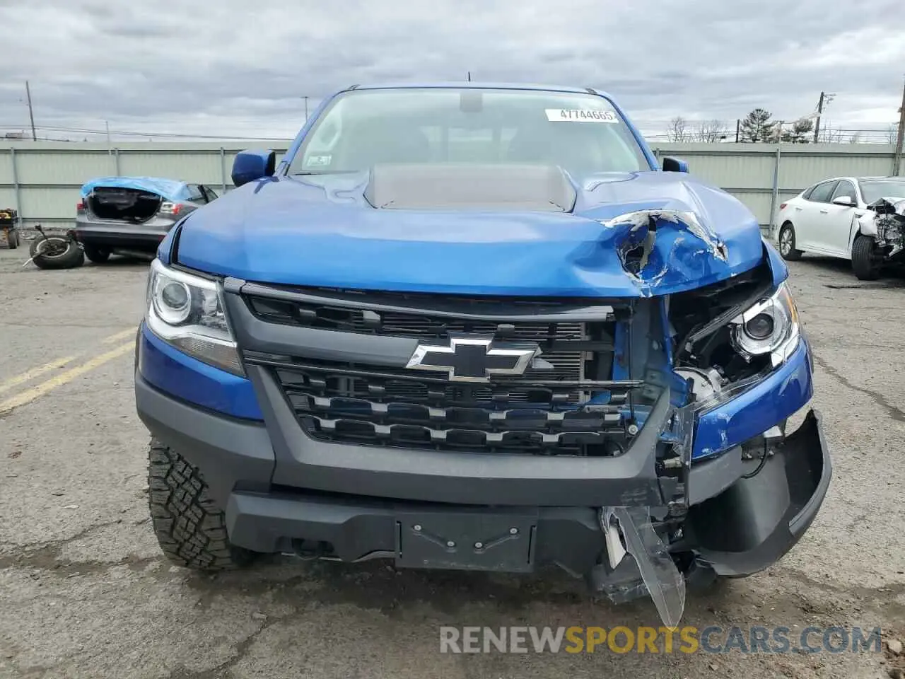 5 Photograph of a damaged car 1GCGTEEN5L1176189 CHEVROLET COLORADO 2020