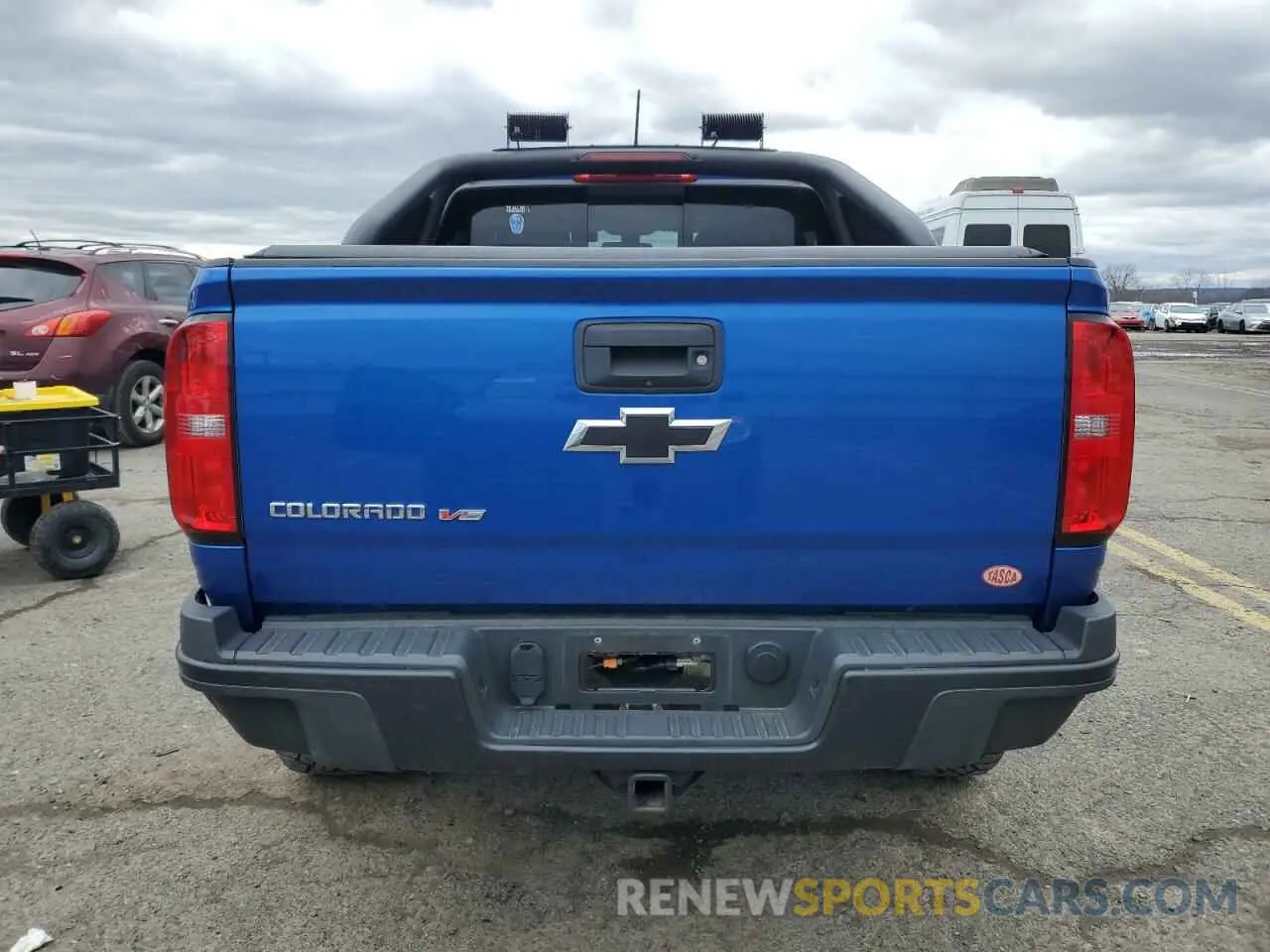 6 Photograph of a damaged car 1GCGTEEN5L1176189 CHEVROLET COLORADO 2020