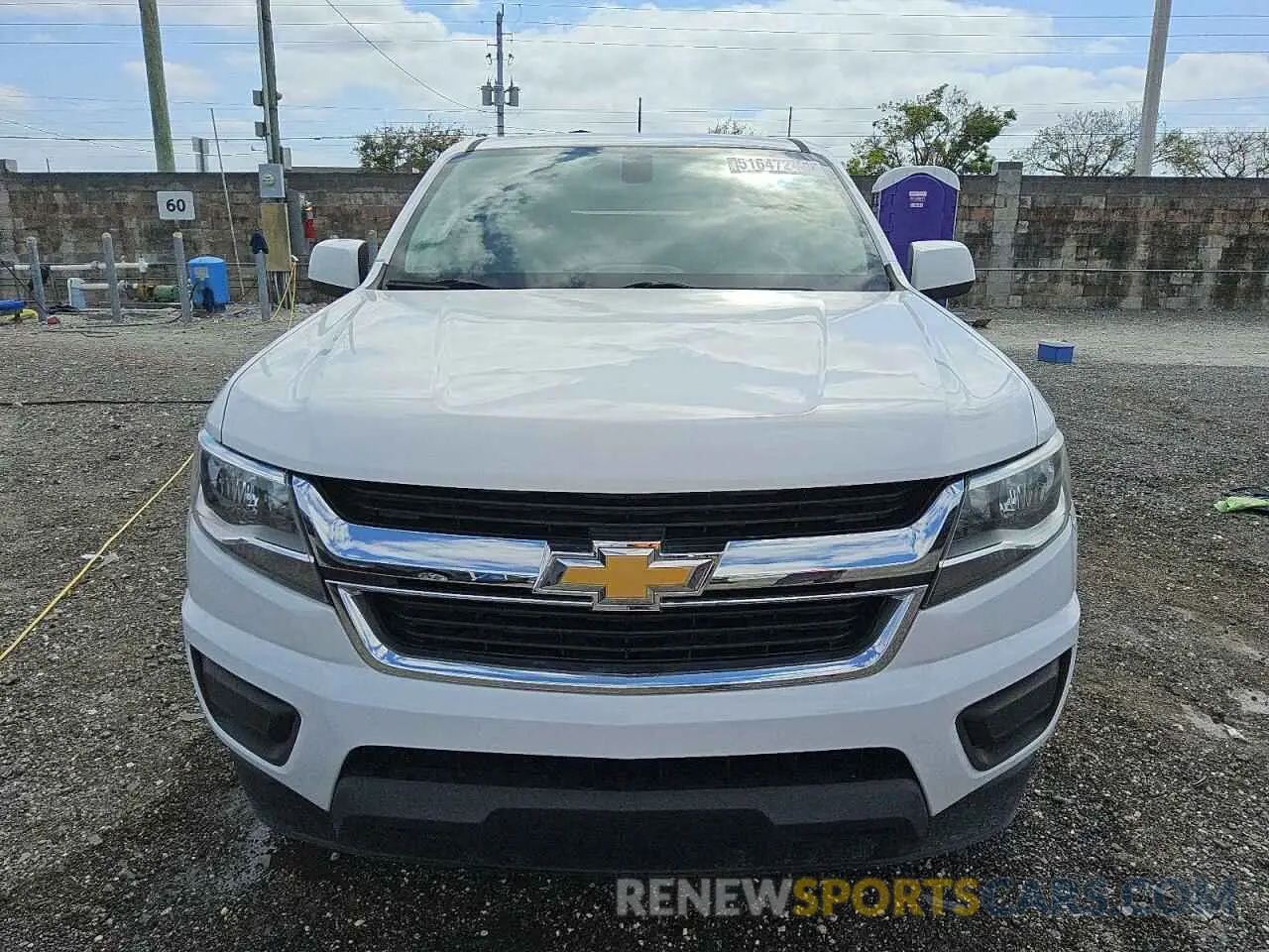 5 Фотография поврежденного автомобиля 1GCHSBEA1L1231675 CHEVROLET COLORADO 2020
