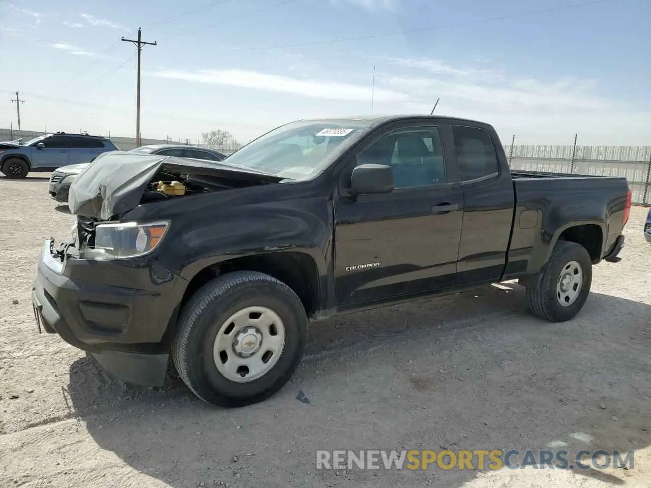 1 Photograph of a damaged car 1GCHSBEA1L1233507 CHEVROLET COLORADO 2020