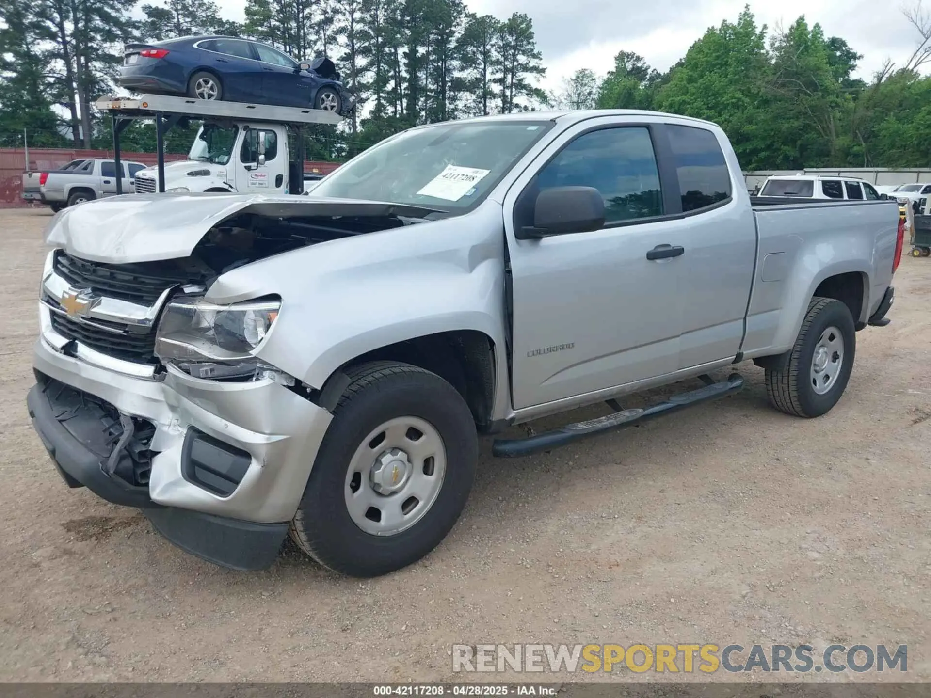 2 Фотография поврежденного автомобиля 1GCHSBEA3L1138351 CHEVROLET COLORADO 2020