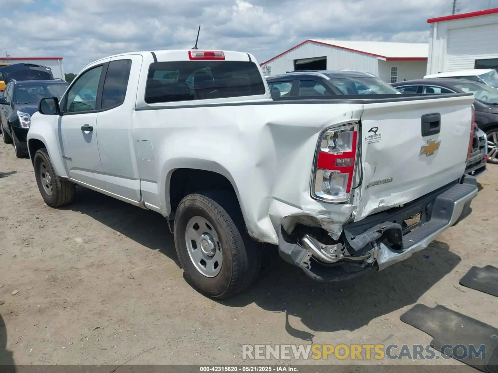 3 Фотография поврежденного автомобиля 1GCHSBEA3L1176159 CHEVROLET COLORADO 2020