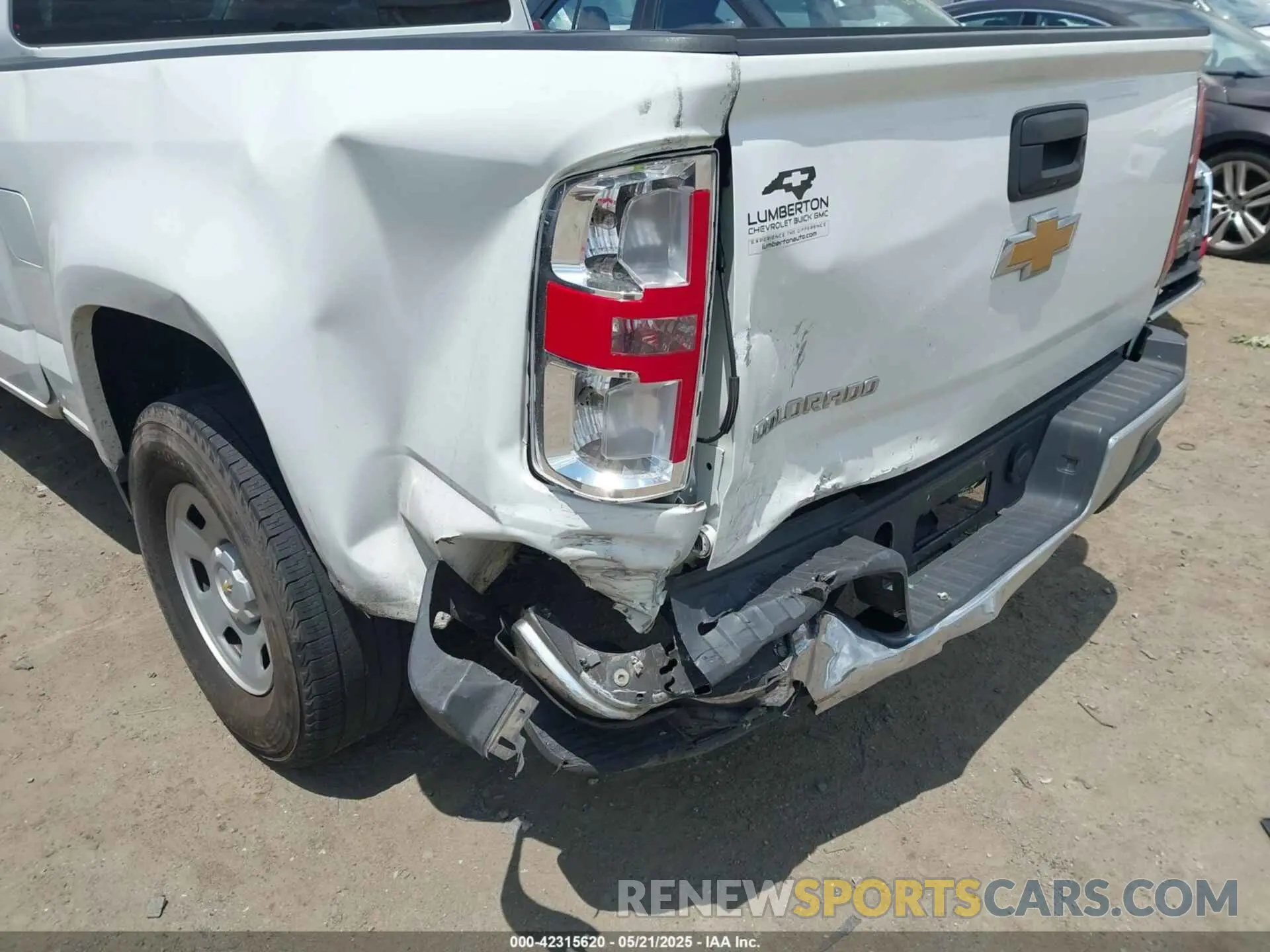 6 Фотография поврежденного автомобиля 1GCHSBEA3L1176159 CHEVROLET COLORADO 2020