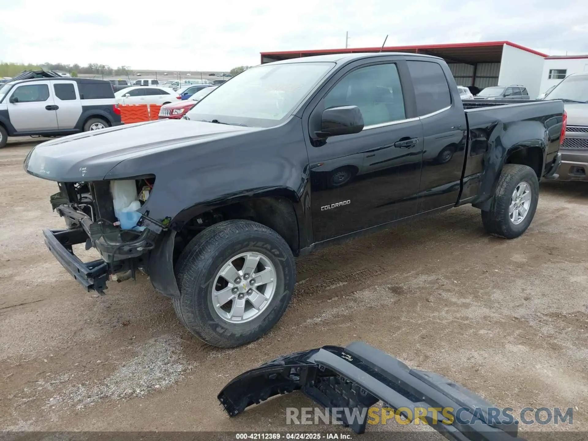 2 Фотография поврежденного автомобиля 1GCHSBEA6L1134780 CHEVROLET COLORADO 2020