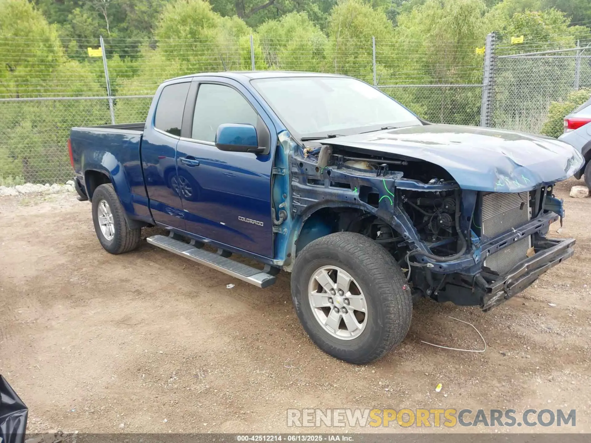 1 Photograph of a damaged car 1GCHSBEA7L1129426 CHEVROLET COLORADO 2020